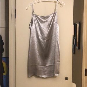 French connection silver dress